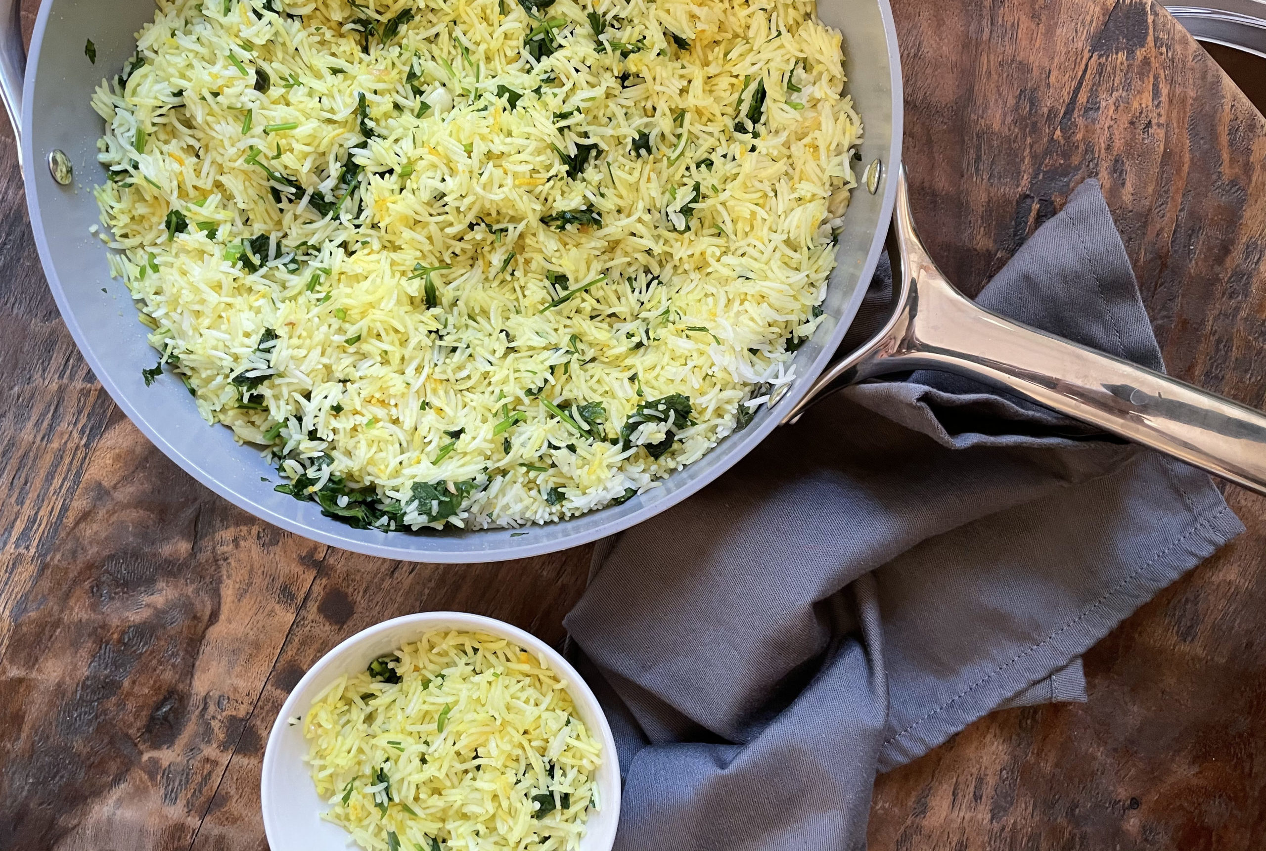 Garlic Lemon Basmati Rice with 8 Tips for Fluffy RestaurantStyle