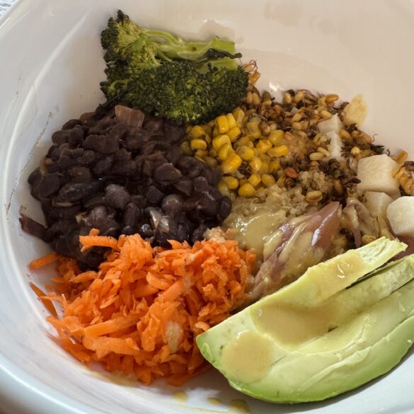 black bean bowl